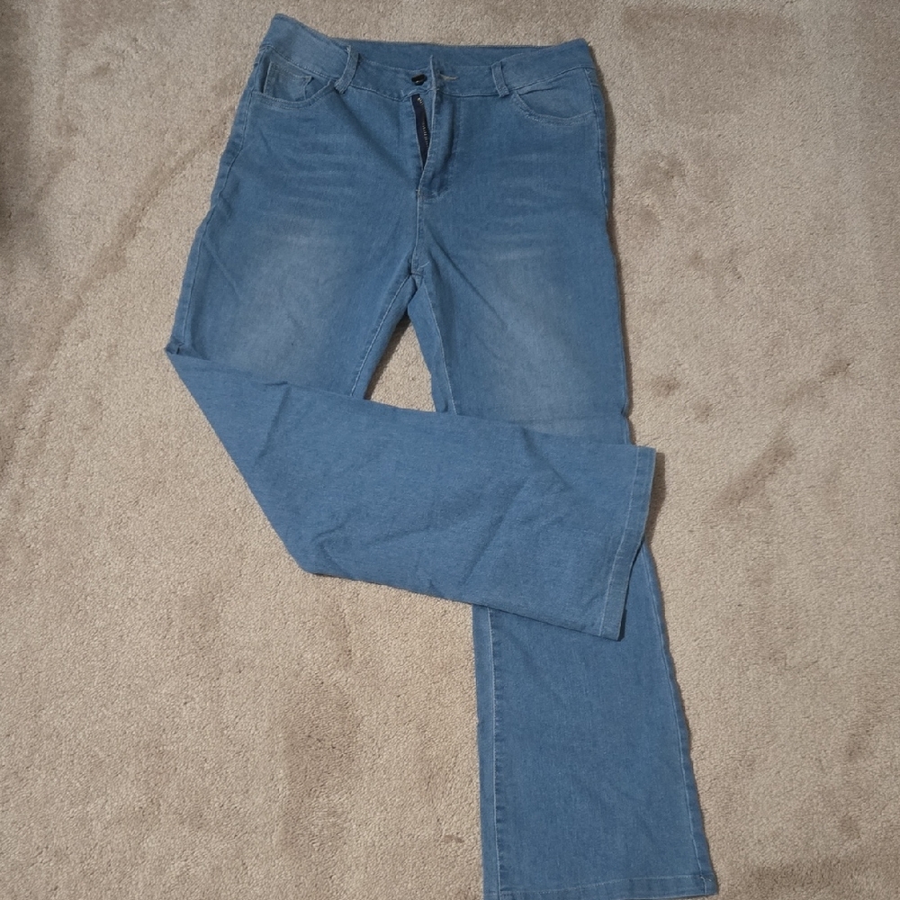 Denim Blue Straight Leg Women's Jeans
